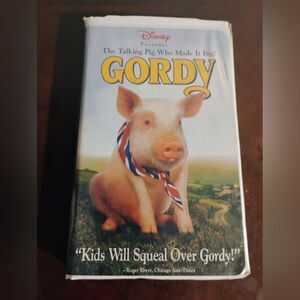 Gordy The Pig VHS Tape
